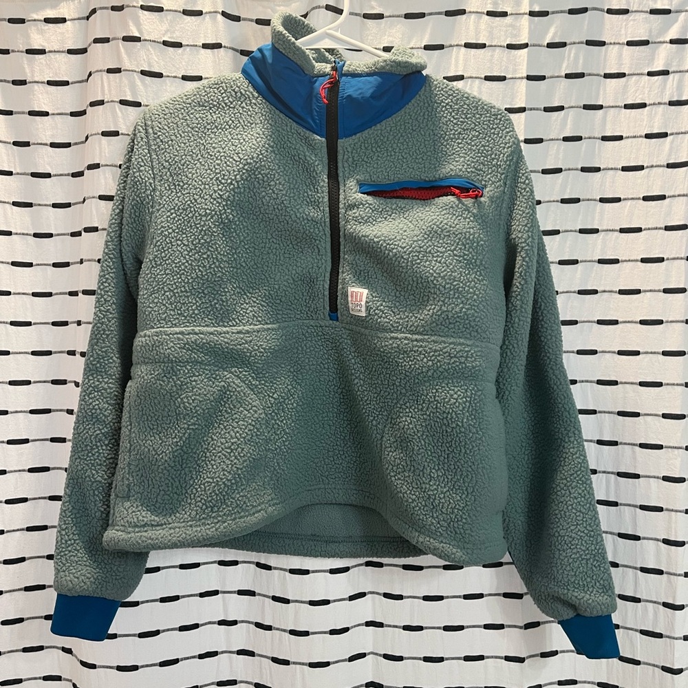 Topo designs womens pullover